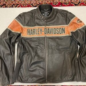 Men’s leather Harley Davidson jacket